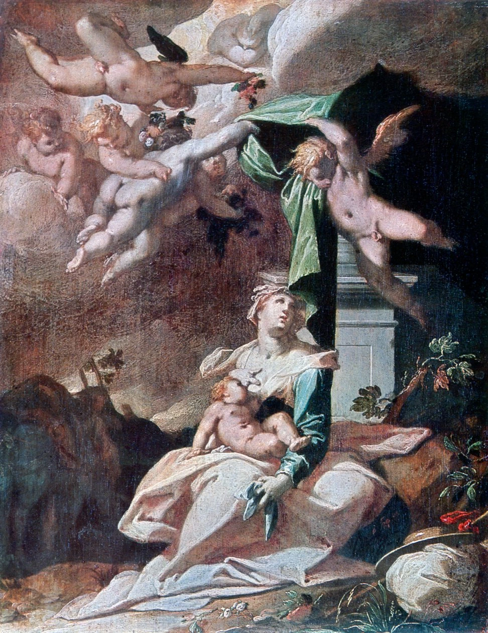 Bartholomeus Spranger - Fuga in Egitto